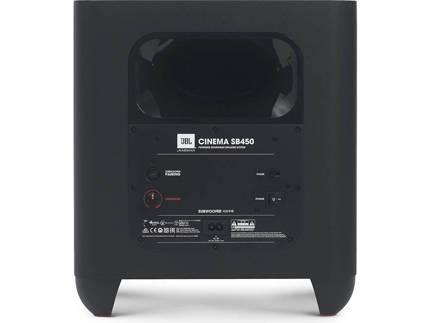 JBL SB450 Powered sound bar with wireless sub and 4K/HDR video