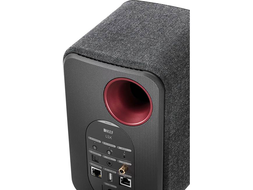 KEF LSX (Black) Powered speakers with Wi-Fi® and Bluetooth® (Black