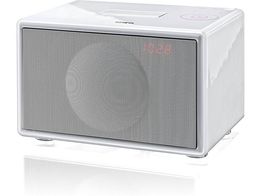 Geneva Sound System Model S (White) Clock Radio with dock for iPod