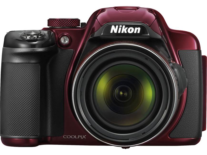 Nikon Coolpix P520 (Red) 18.1-megapixel digital camera with 42X