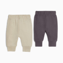 Small Story Pants (2 Pack) - Oat/Brown, 3-6 M | Babylist Shop