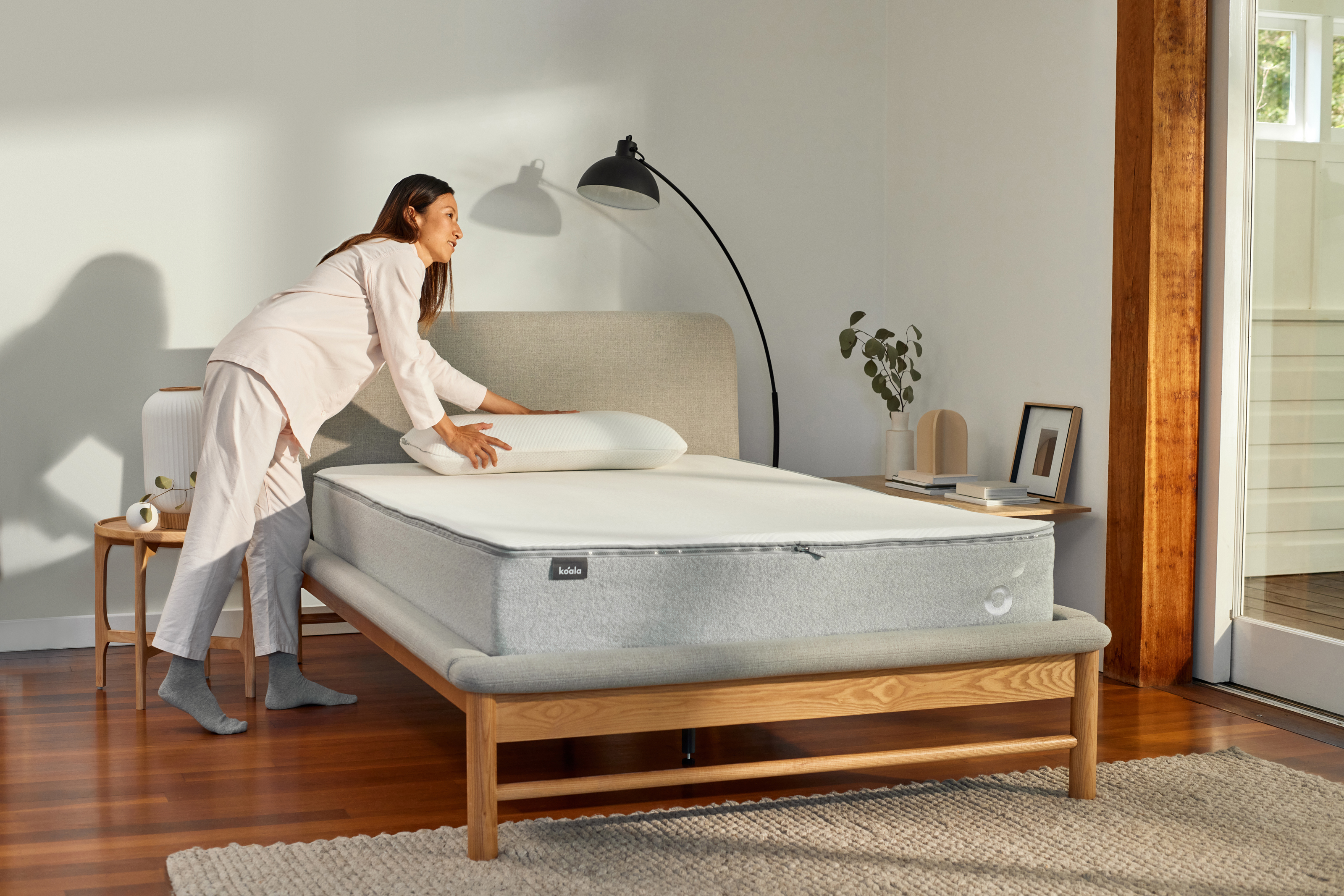 Baby boy's mom※【美品】koalaベッドフレーム ダブル コアラベッド