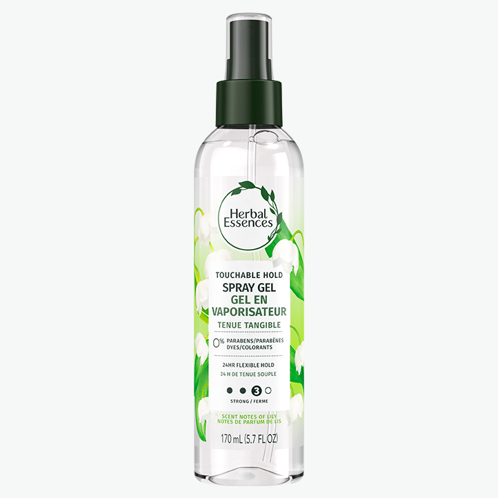 Touchable Hold Hair Styling Spray Gel | Herbal Essences