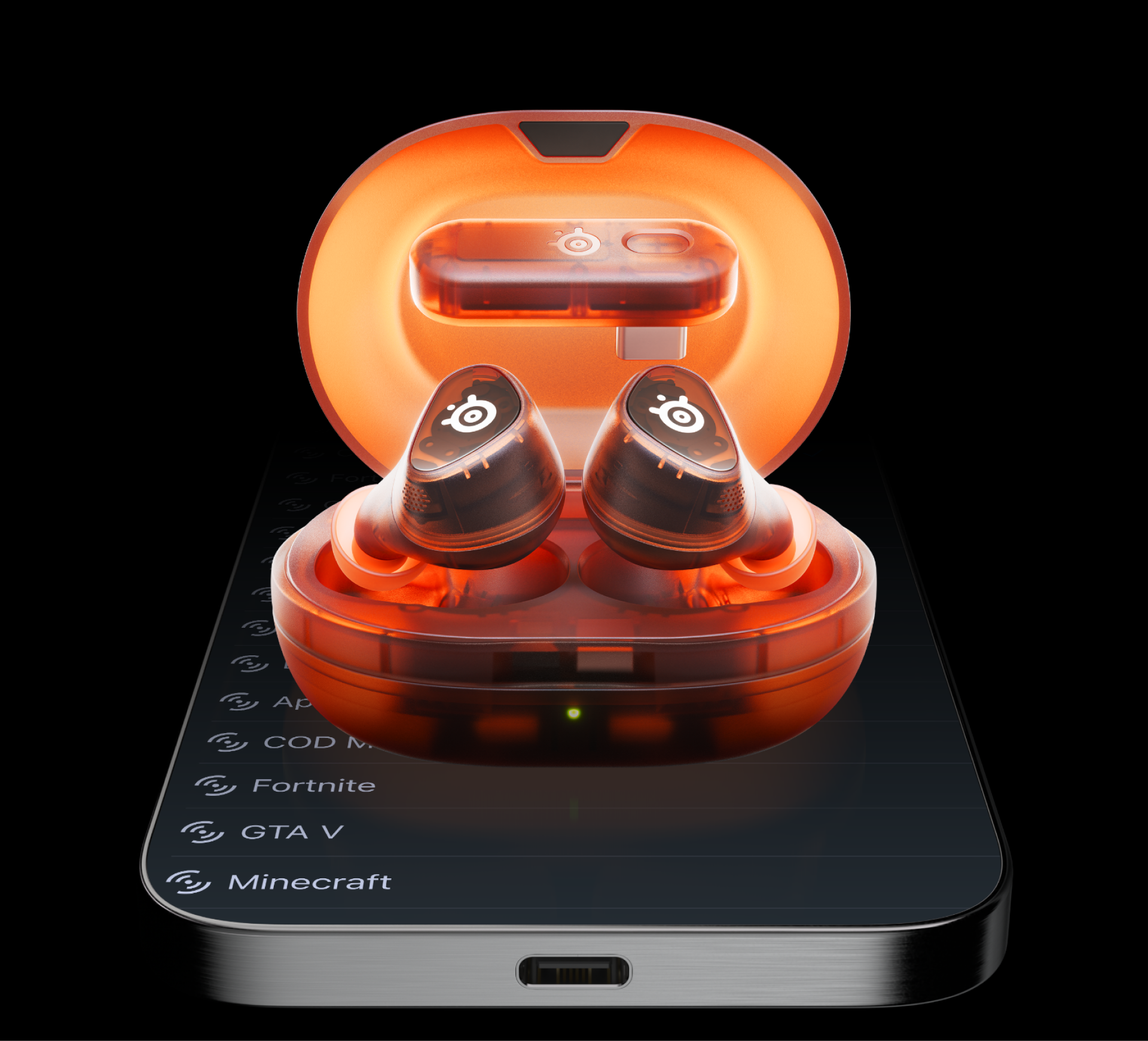 Arctis GameBuds™ Glorange - US