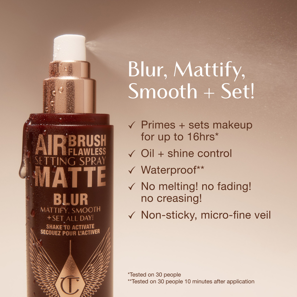 Airbrush Flawless Perfect, Blur & Set Kit: Matte Foundation