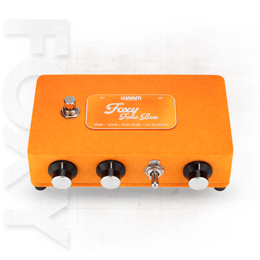 Warm Audio Foxy Tone Box Foxx Tone Machine Fuzz Clone Octave Fuzz
