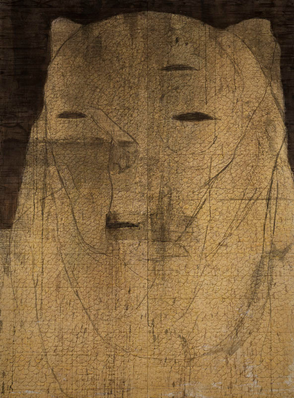 岡村桂三郎 「迦桜羅」 大作 岡村桂三郎「迦桜羅」大作