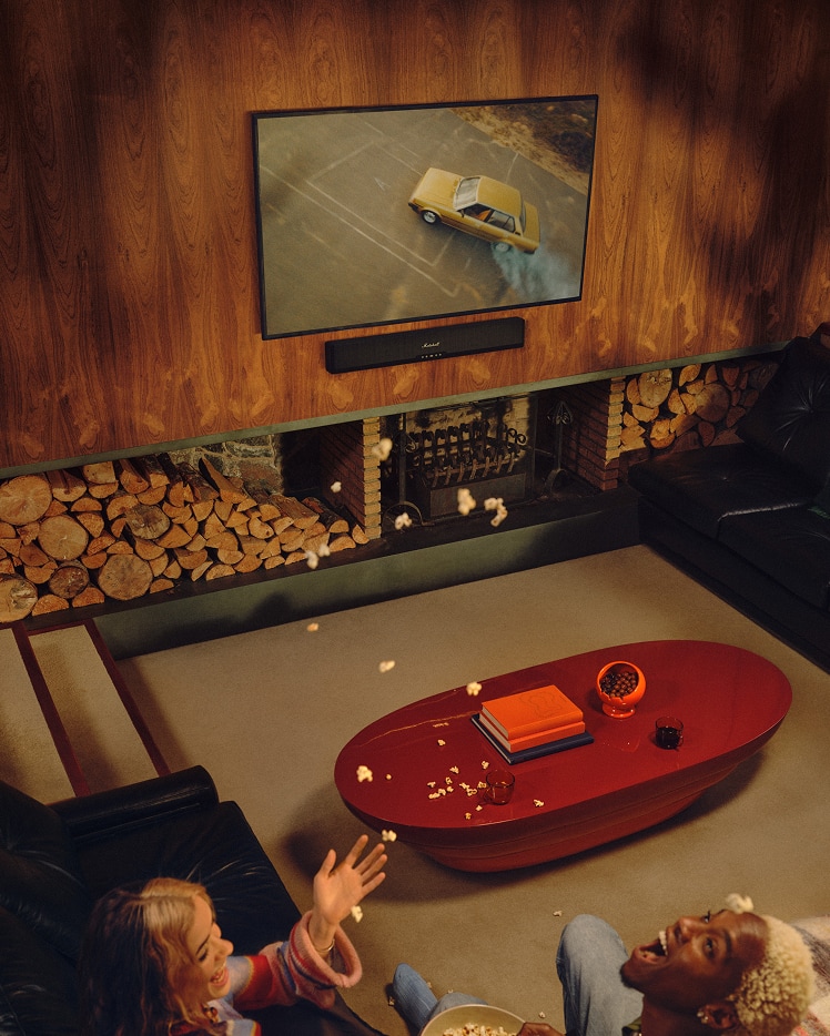 Heston 60 Black - 没入型TVサウンドバー | Marshall.com