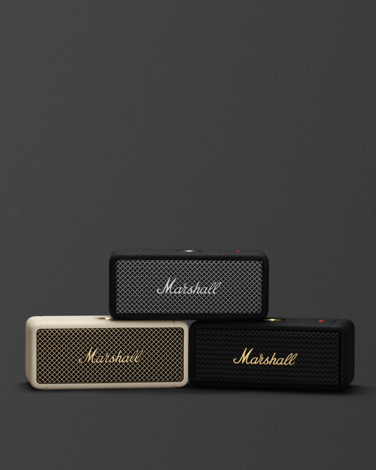 Emberton II Black and Steel - Portable speaker | Marshall.com