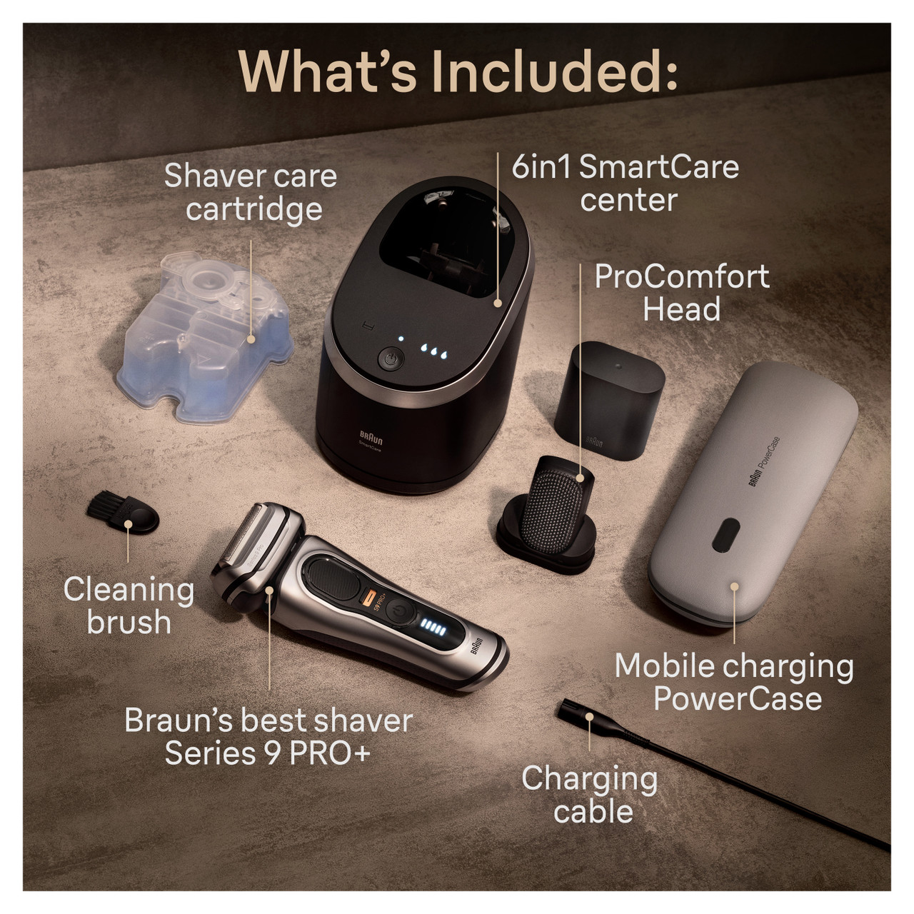Braun Series 9 Pro Electric Shaver with Powercase | Braun US