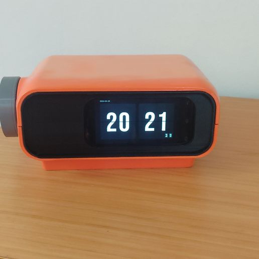 🕰️ JAPANESE VINTAGE FLIP CLOCK SANKYO DIGITAL 4000・Free STL