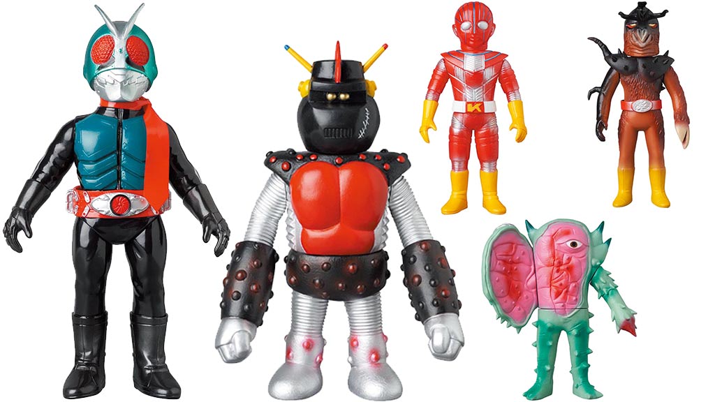シン・仮面ライダー』第2＋1号登場！ 東映レトロソフビのバラエティ感