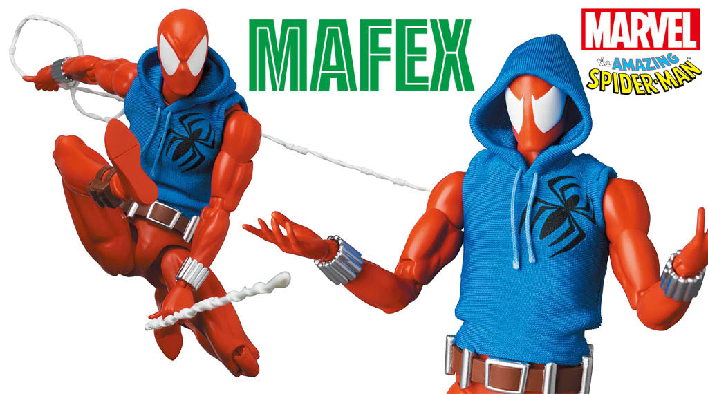 悲劇のヒーロー、スカーレット・スパイダーがMAFEXに！ マスクの違いも