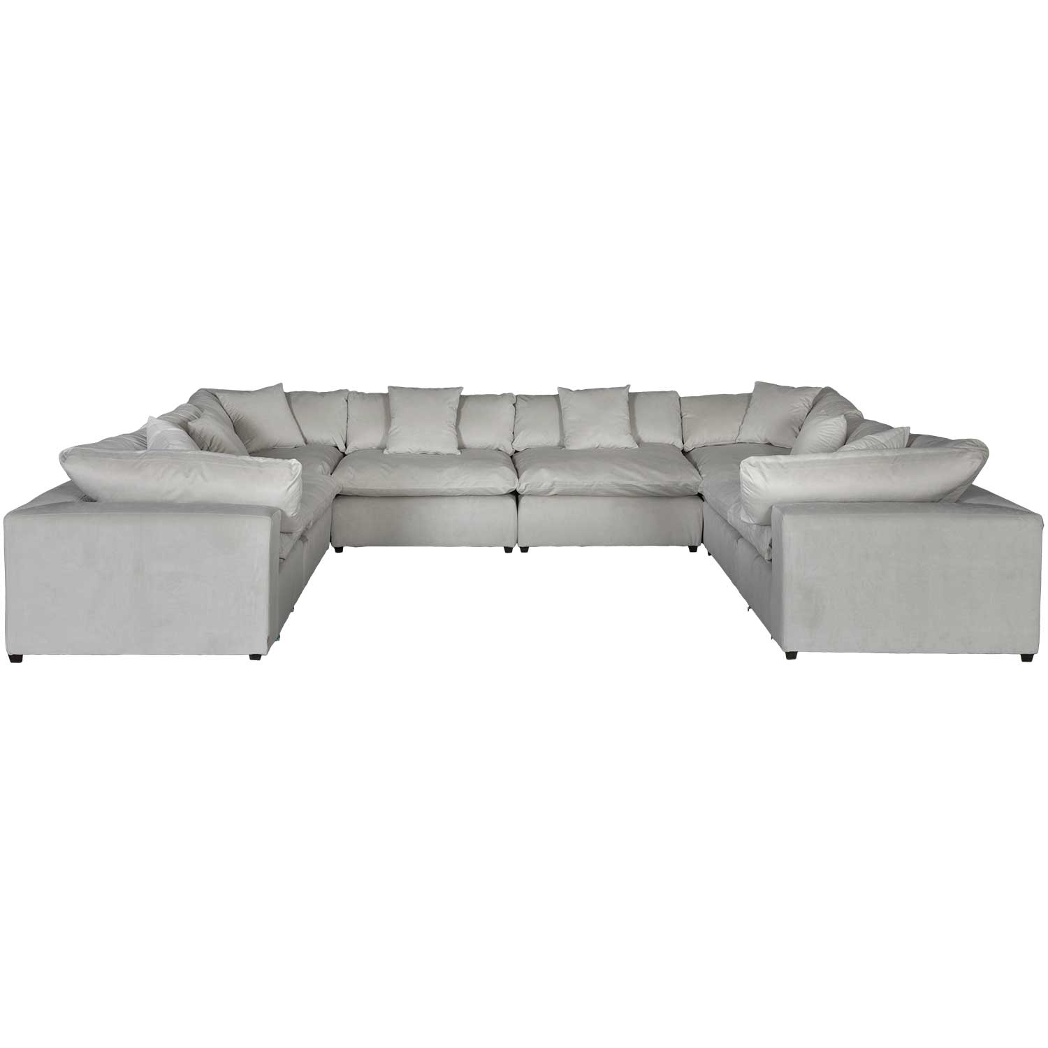 Posh Dove 8 Piece Pit Sectional | K1-4445-8PC | AFW.com