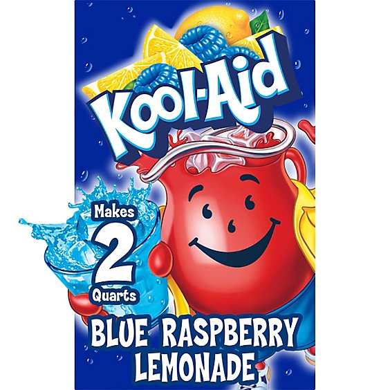Kool-Aid Unsweetened Blue Raspberry Lemonade Powdered Drink Mix