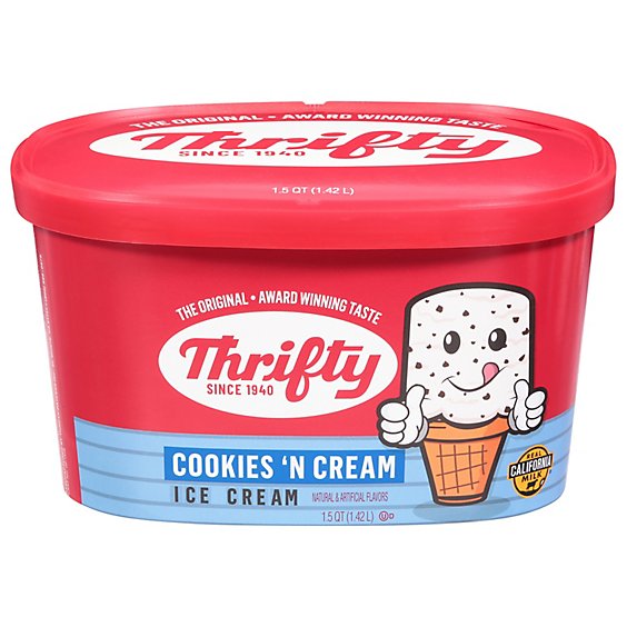 Thrifty Ice Cream Cookies And Cream - 48 Fl. Oz. - pavilions
