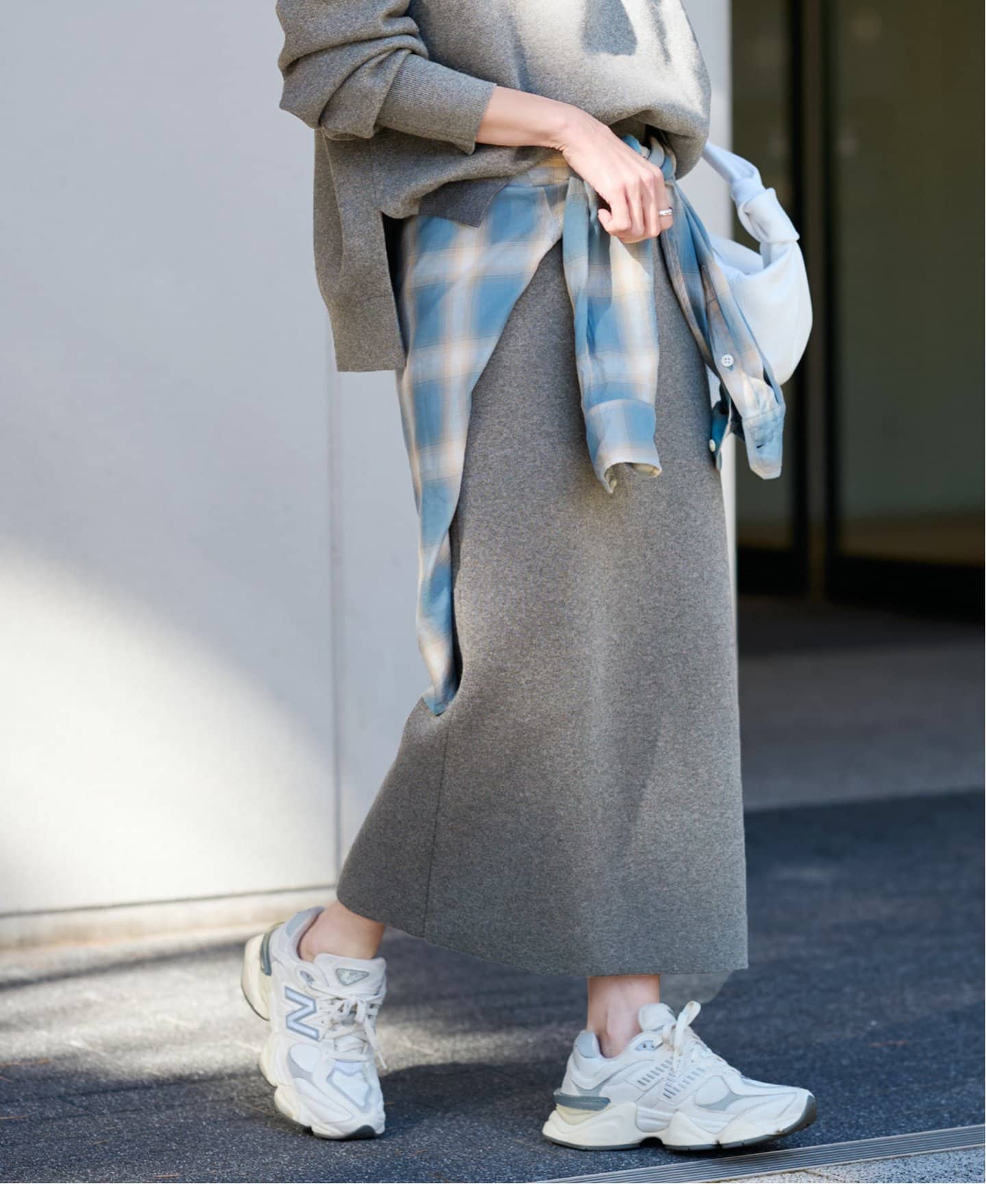 ≪追加≫ダブルジャガードストレートスカート（ロング・マキシ丈