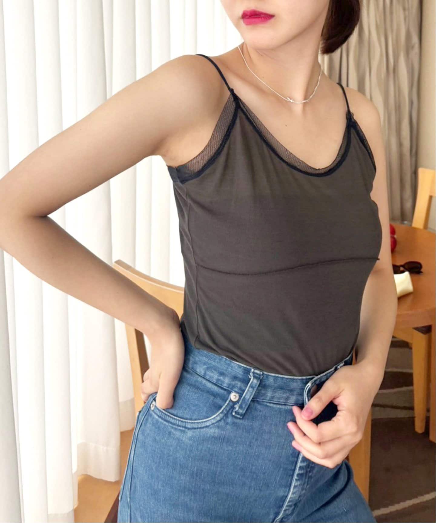 レース キャミソール（キャミソール）｜EDIT.FOR LULU（エディット