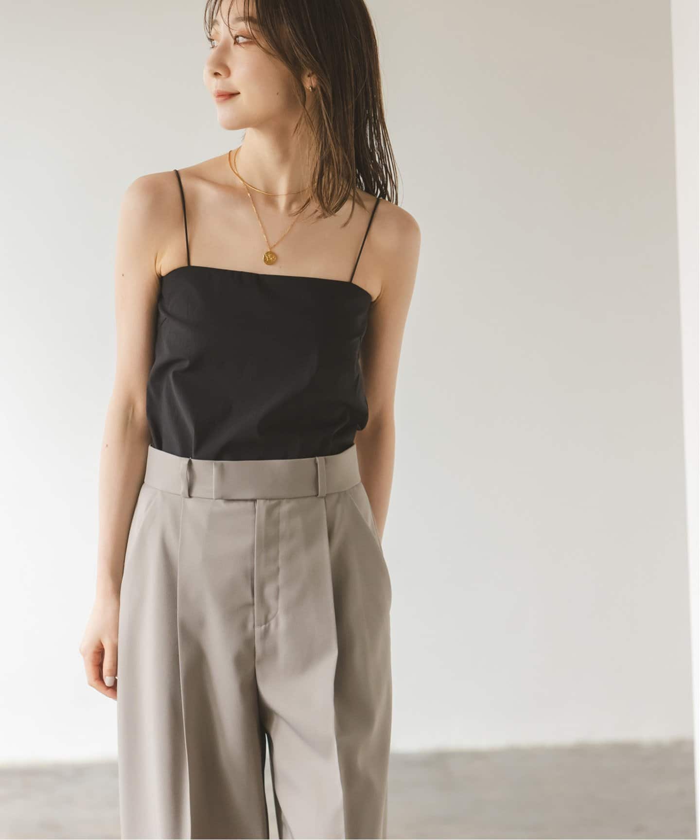 バックラインスイマーキャミ（カップ付きインナー）｜NOBLE（ノーブル