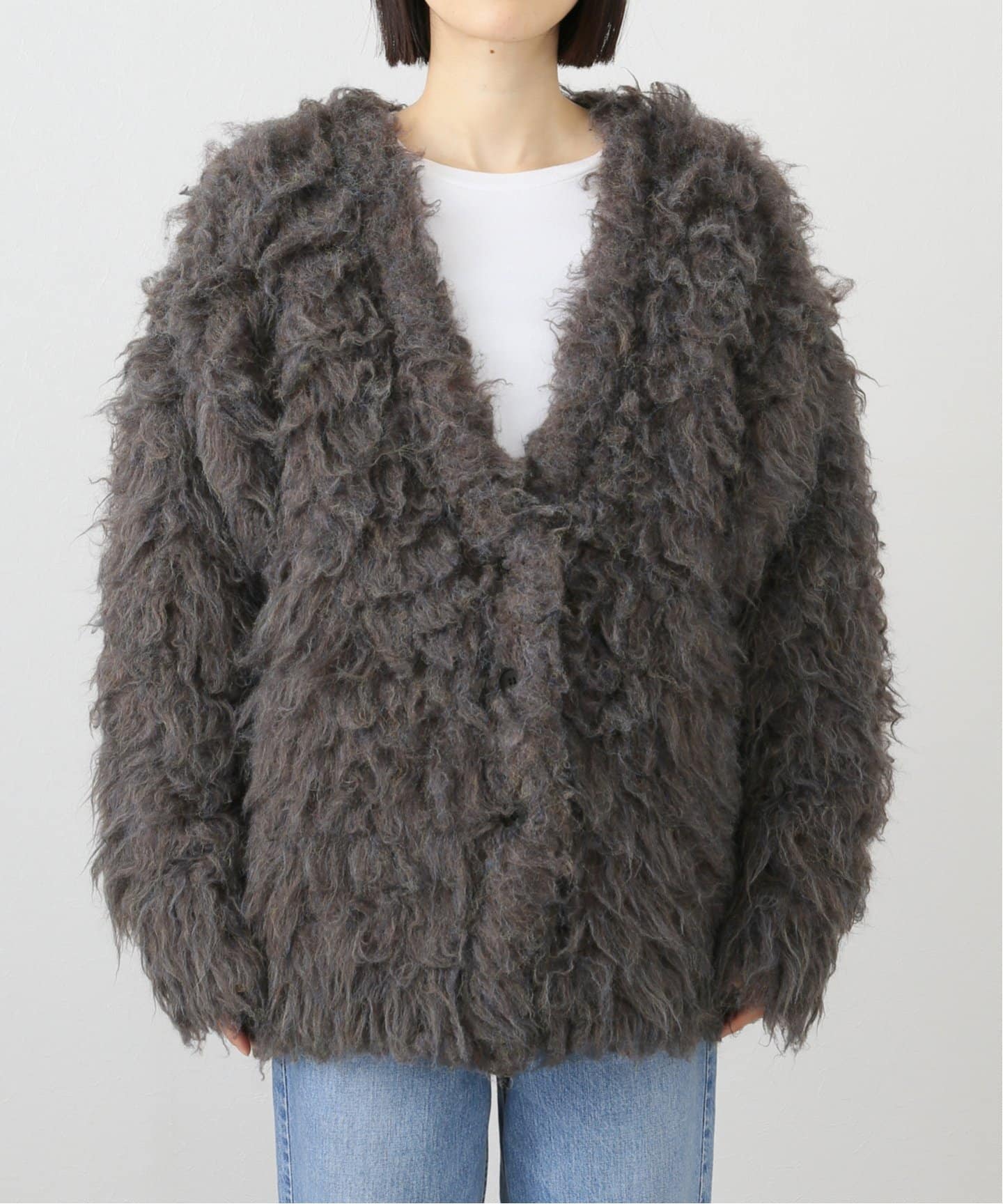 TODAYFUL/トゥデイフル】Brashed Mix Cardigan：カーディガン