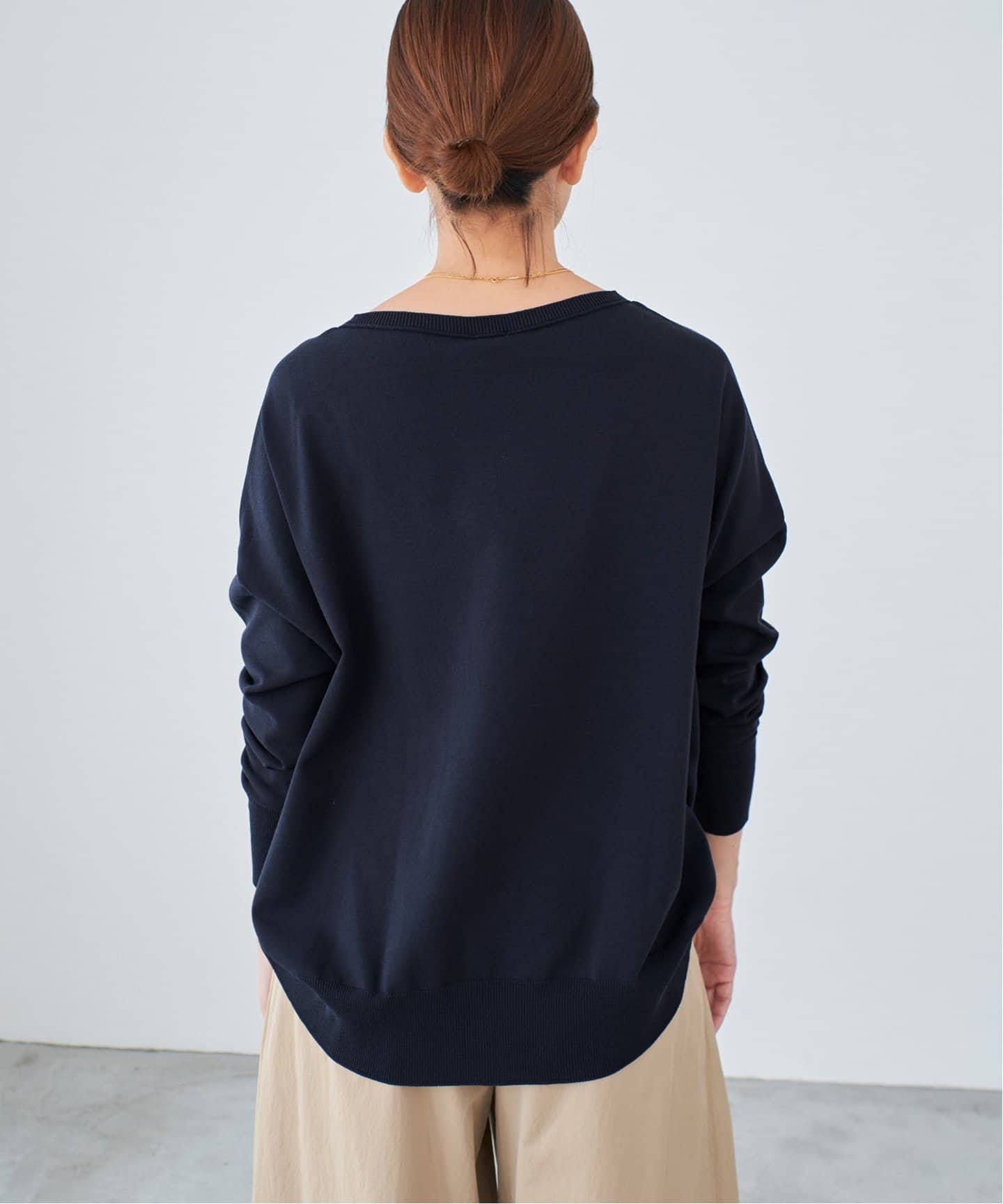 追加2》コットンストレッチ NEO ワイド長袖プルオーバー（ニット