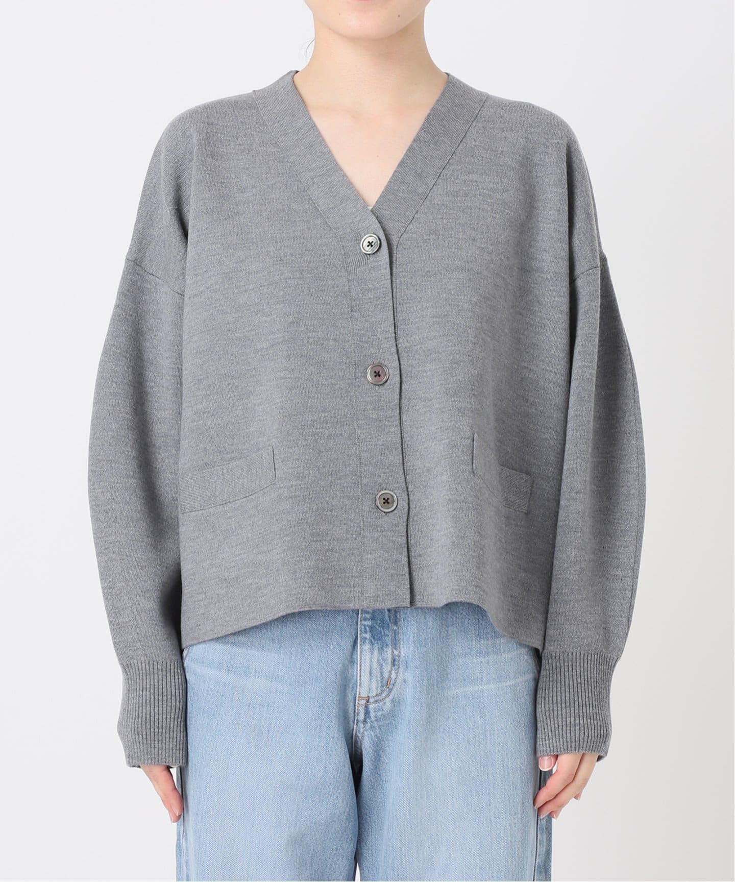 スーパーファインスムース ショートカーディガン（カーディガン