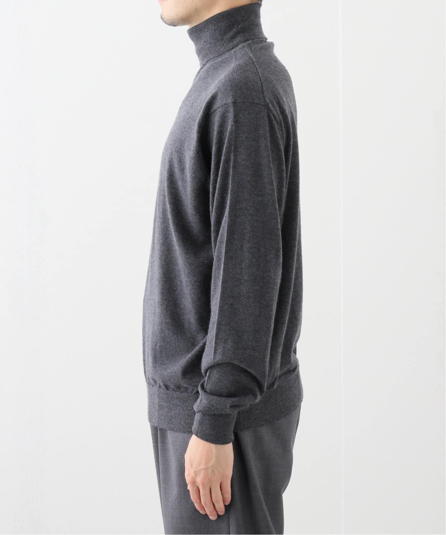 A.PRESSE / アプレッセ】Cashmere High Gauge Turtleneck（ニット