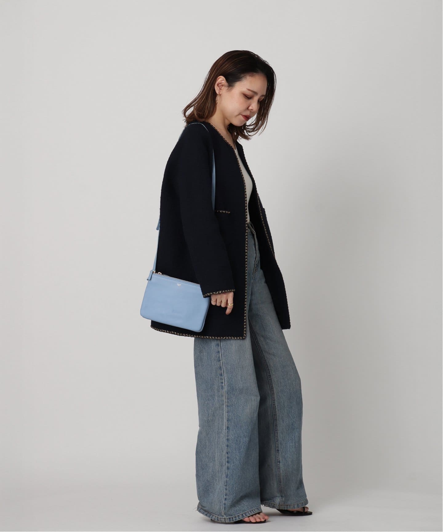 VINTAGE CELINE/セリーヌ】Trio small（ショルダーバッグ