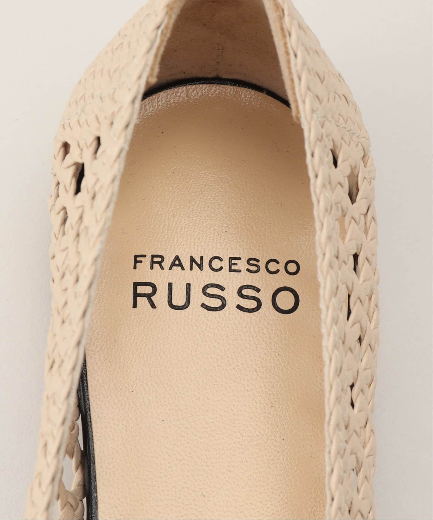 FRANCESCO RUSSO/フランチェスコ ルッソ】 MESH バレエシューズ