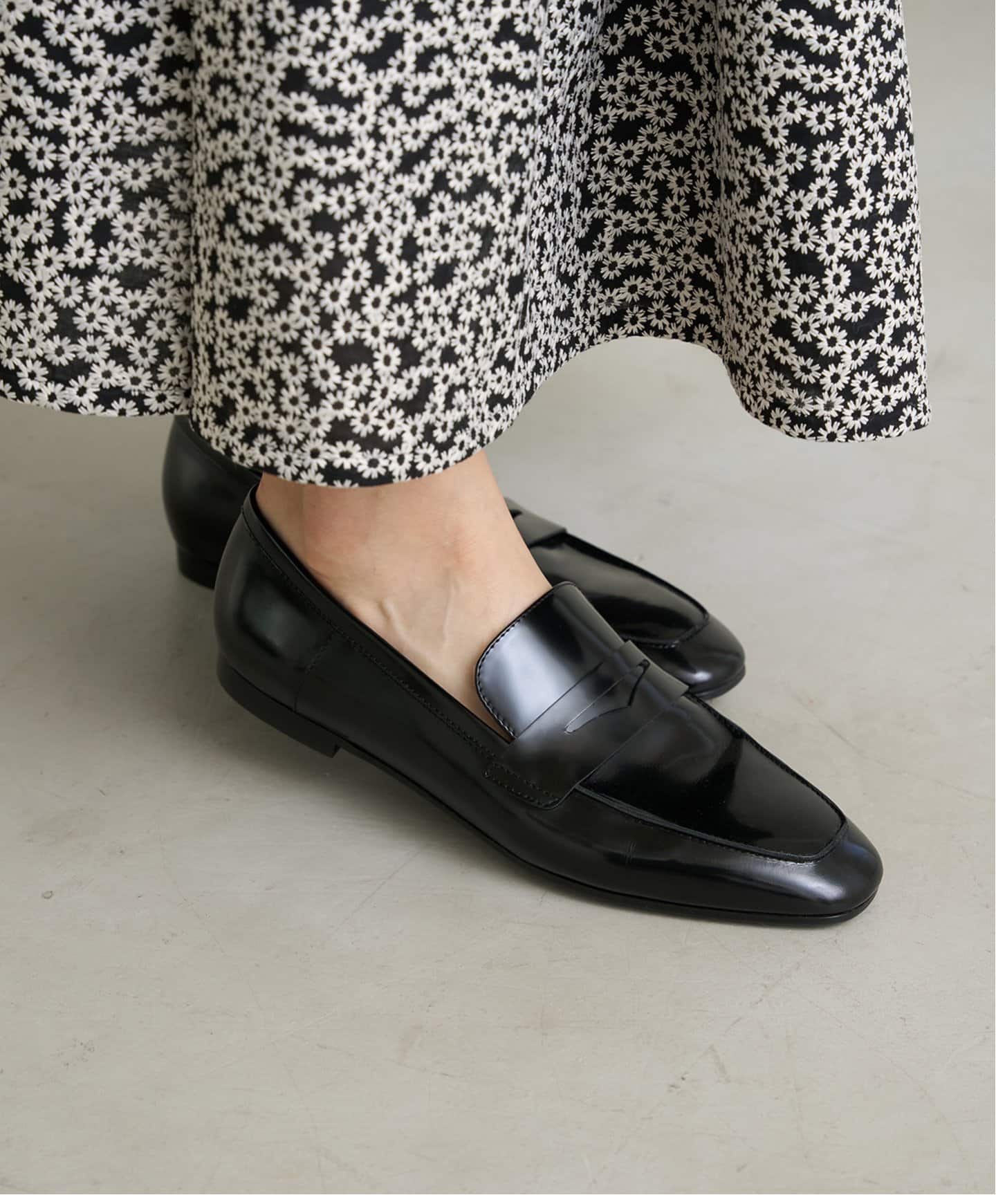 FABIO RUSCONI/ファビオルスコーニ スクエアローファー F-4057/4734