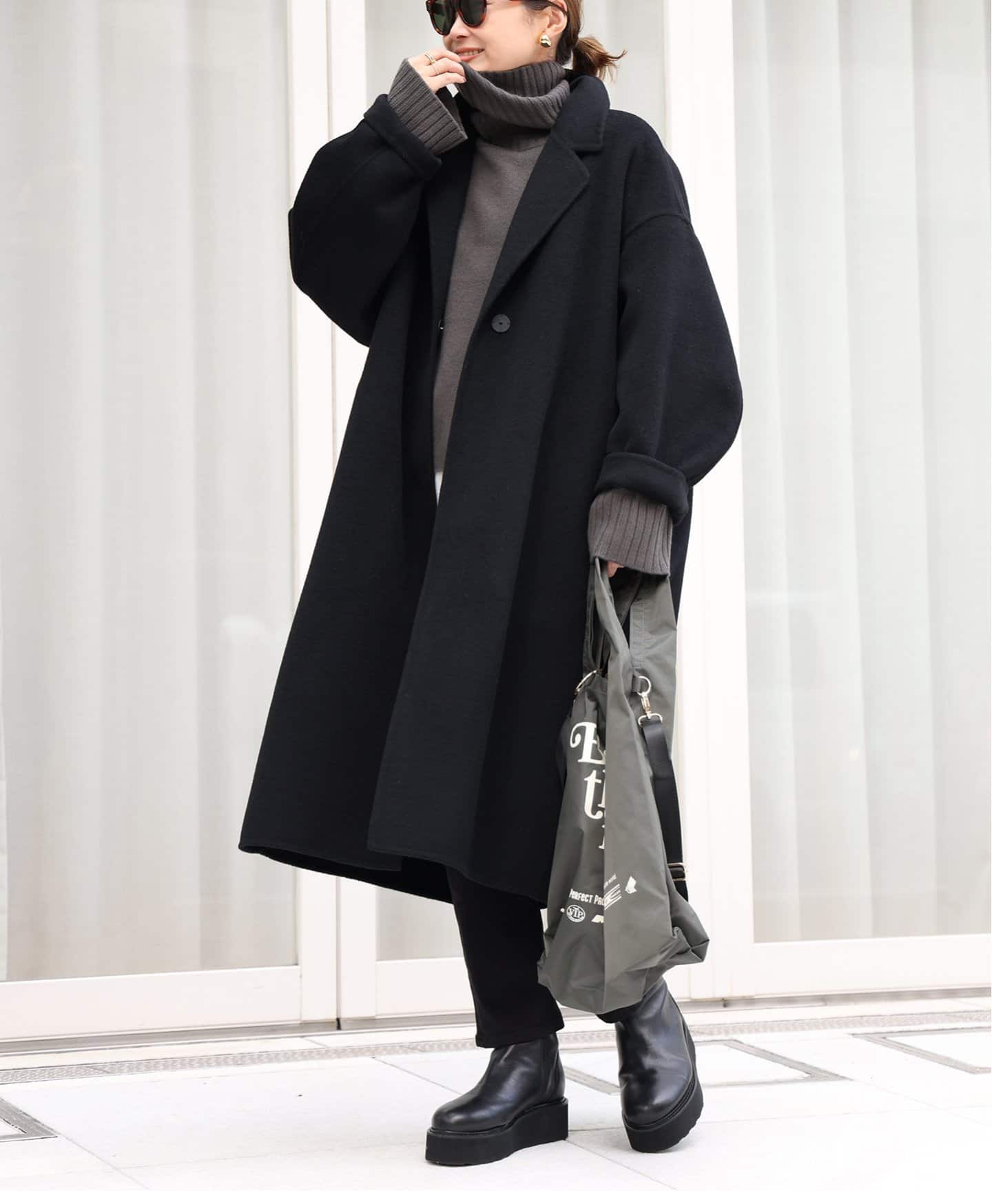 ウールアンゴラリバーコート（チェスターコート）｜Deuxieme Classe