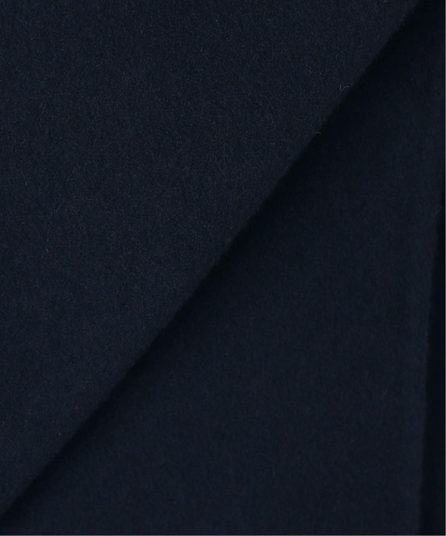 souple woolダブルフェイスノーカラーコート（ノーカラーコート