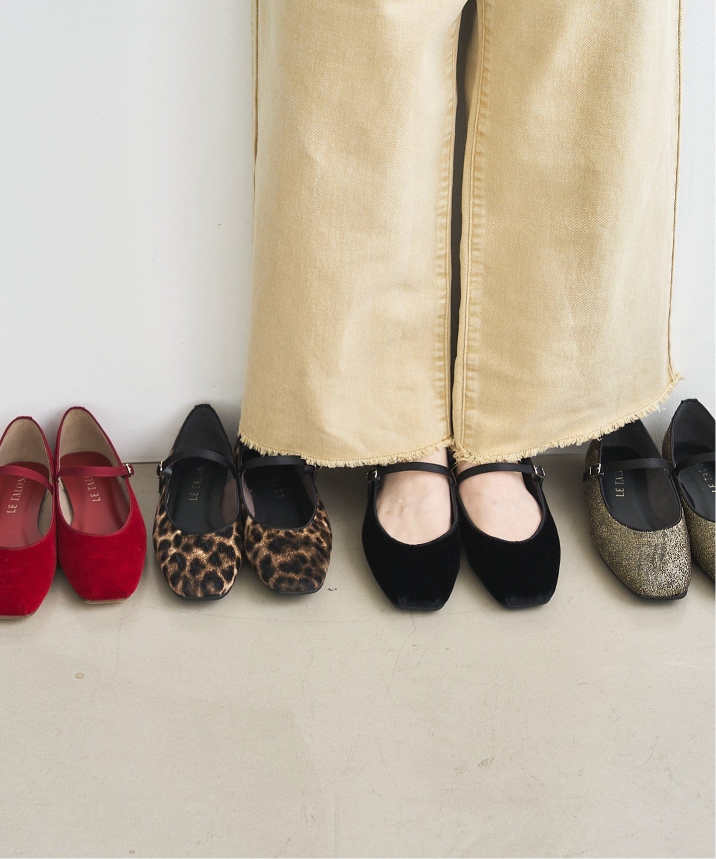 スクエアソフトメリージェーン（フラットシューズ）｜LE TALON（ル