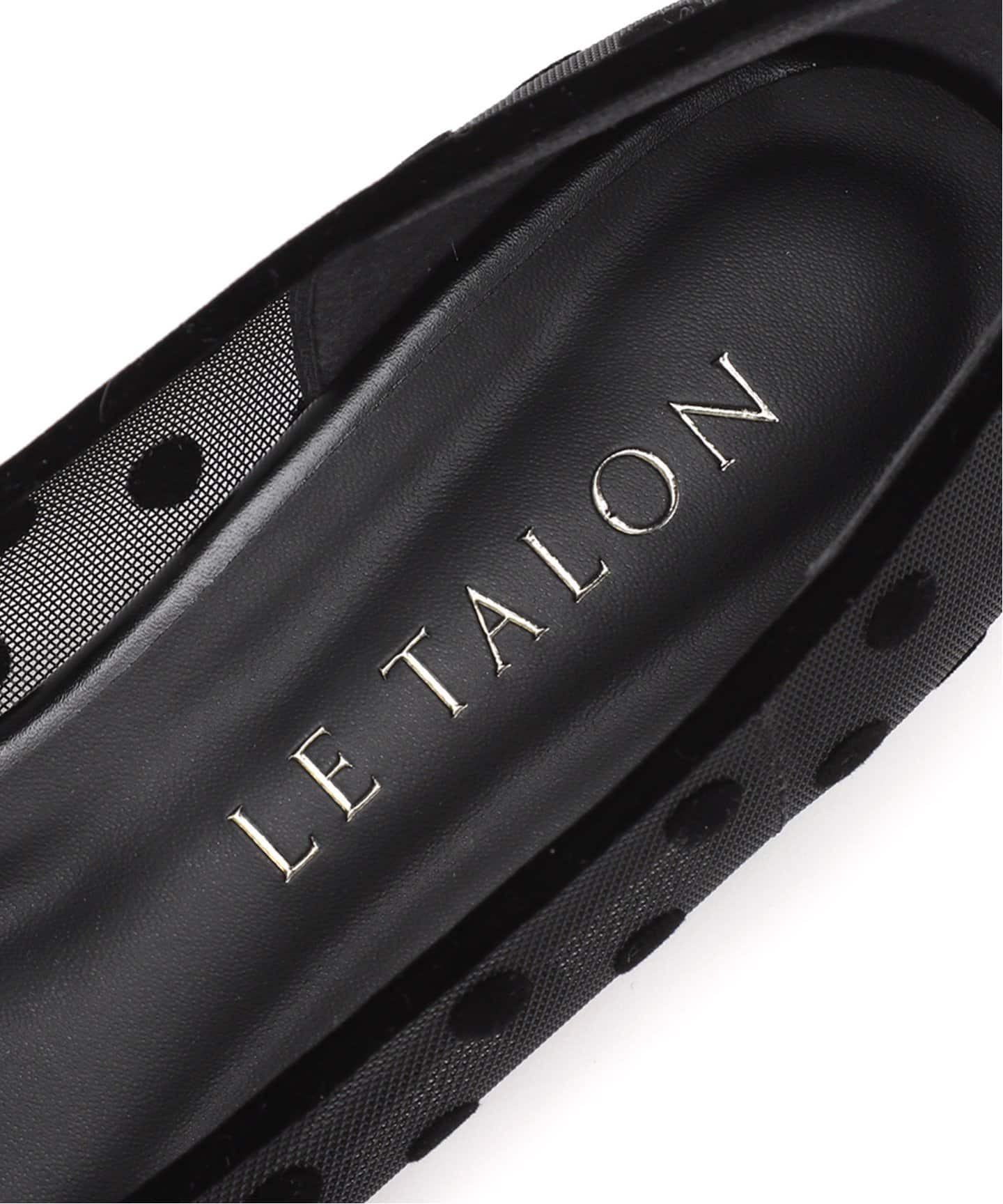 追加3》ポインテッドチュールリボンフラット（フラットシューズ）｜LE