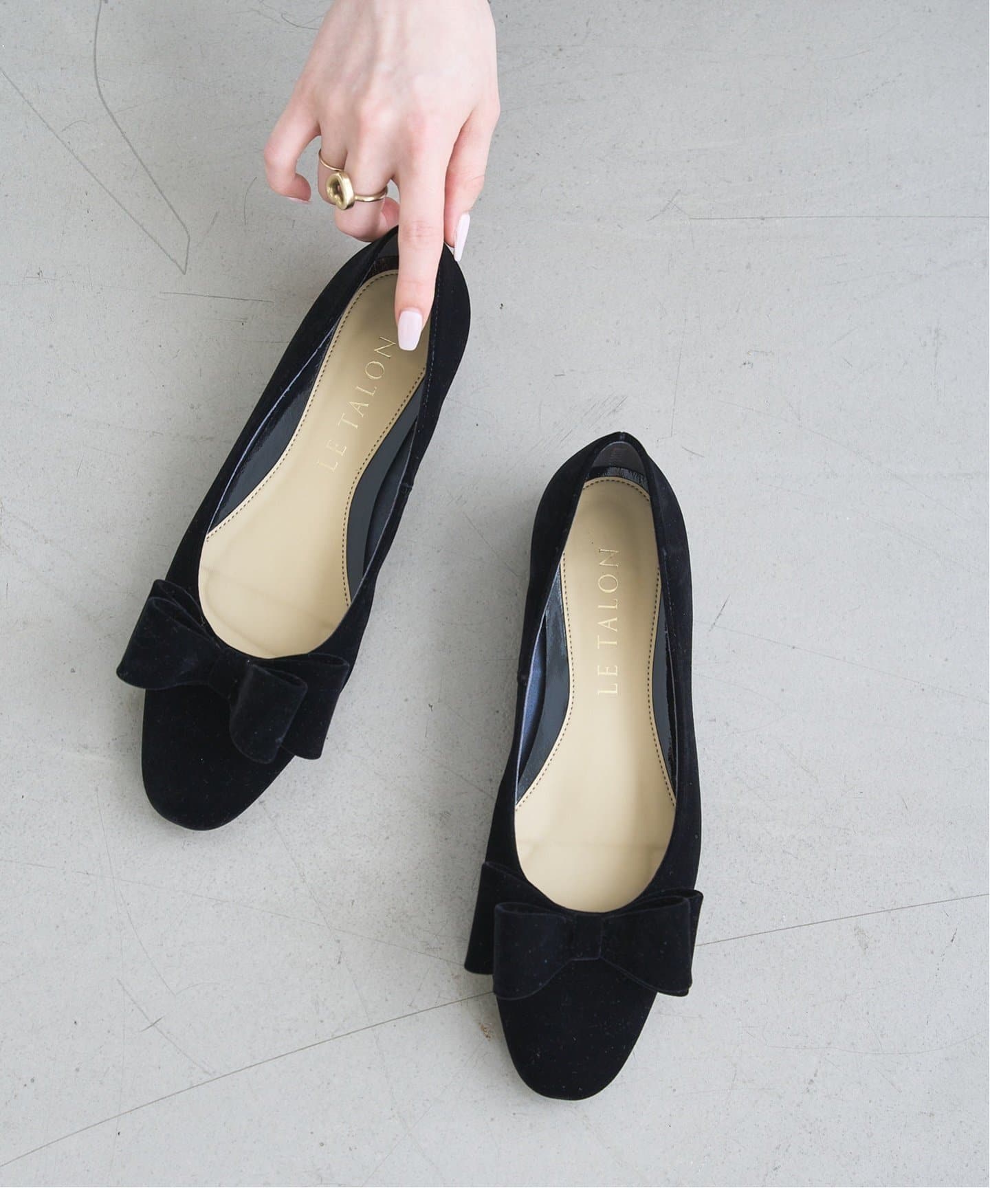 追加》ラウンドリボンバレリーナ（バレエシューズ）｜LE TALON（ル