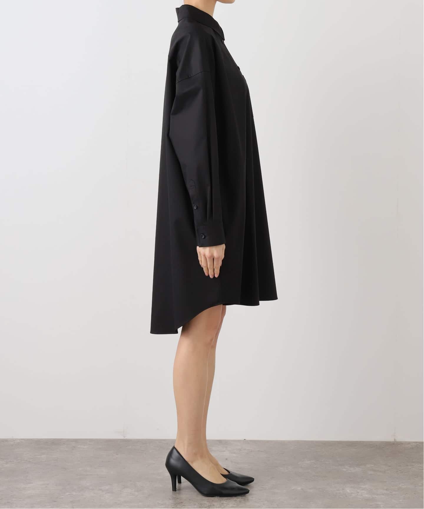 Col Pierrot/コルピエロ】Shirts ワンピース（BLACK）（シャツ