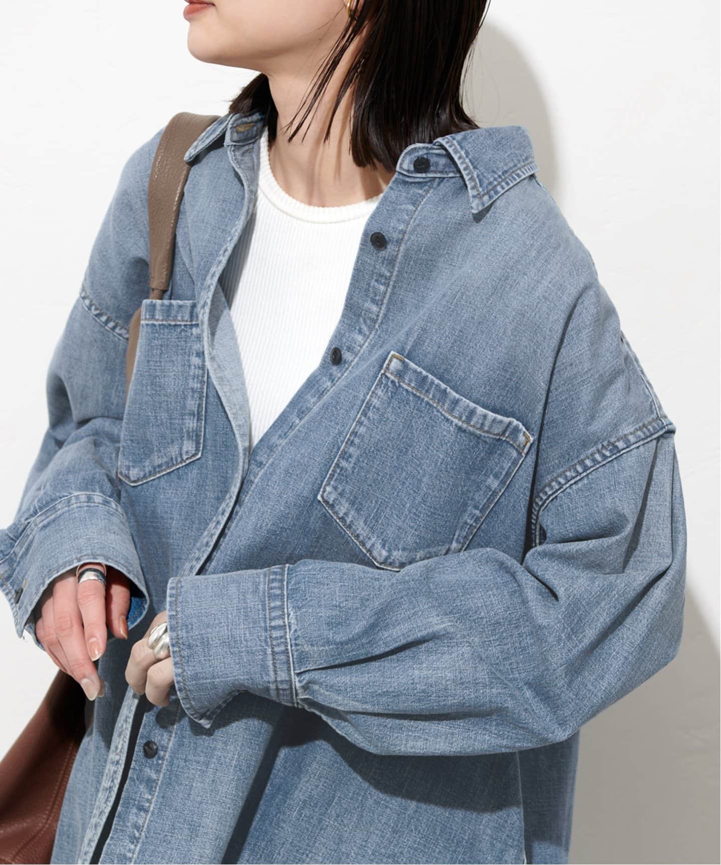 追加4》ライトオンスデニムシャツ（シャツ／ブラウス）｜JOURNAL