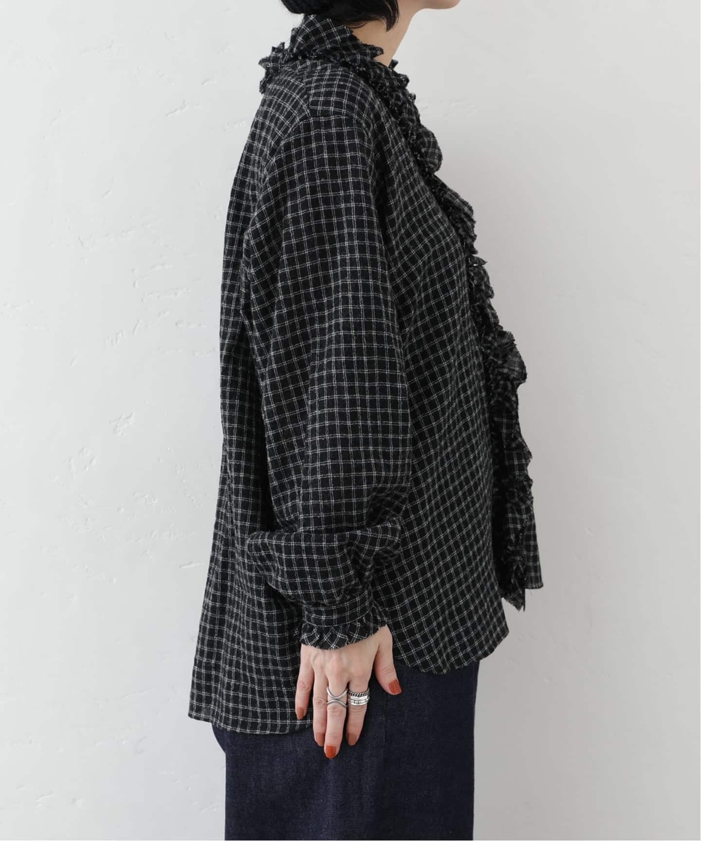 リファイン フリルブラウス（シャツ／ブラウス）｜journal standard