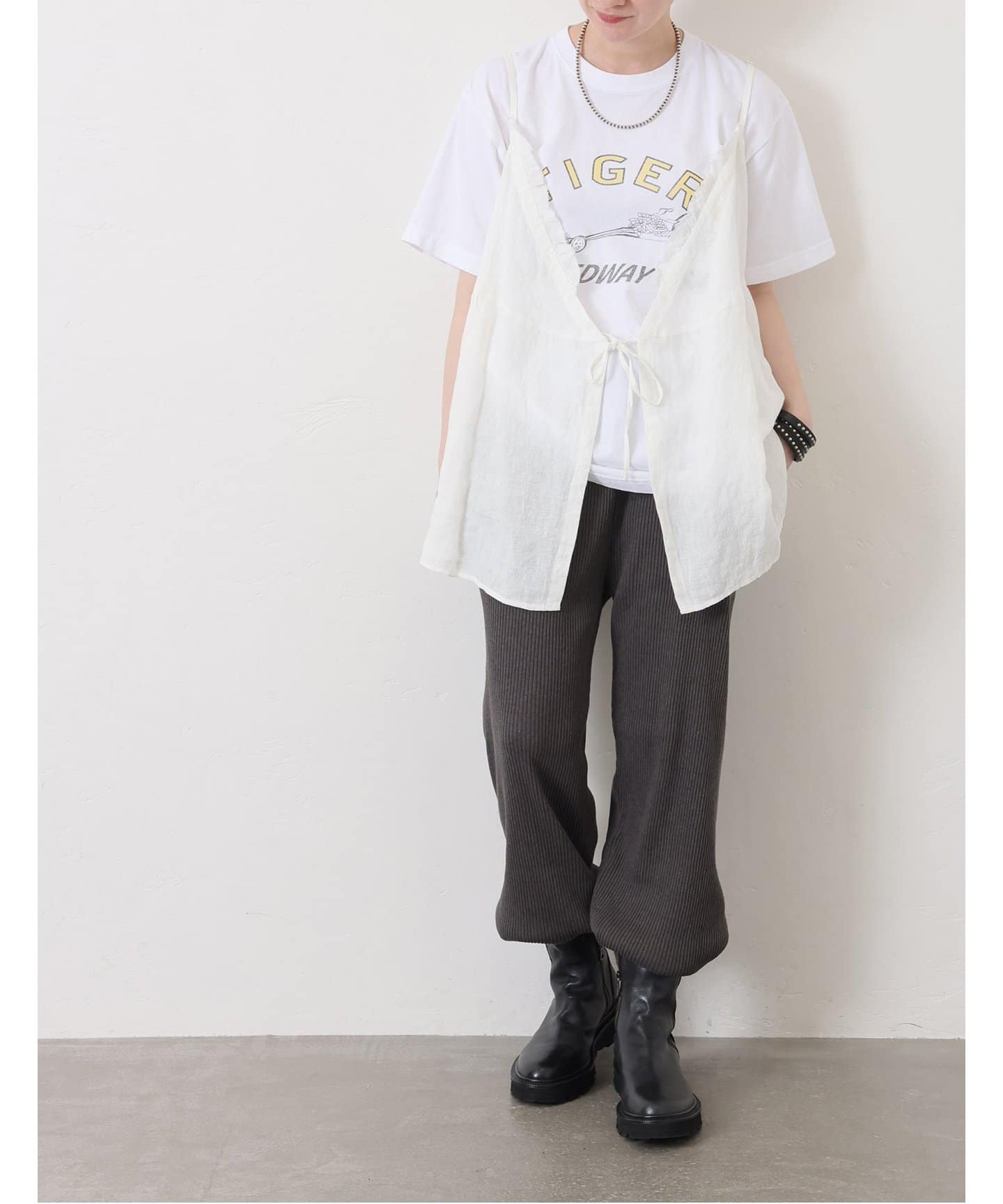 追加》60リネン キャミブラウス（シャツ／ブラウス）｜journal