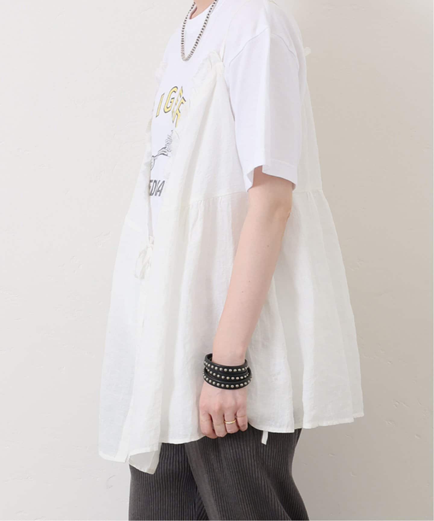 追加》60リネン キャミブラウス（シャツ／ブラウス）｜journal