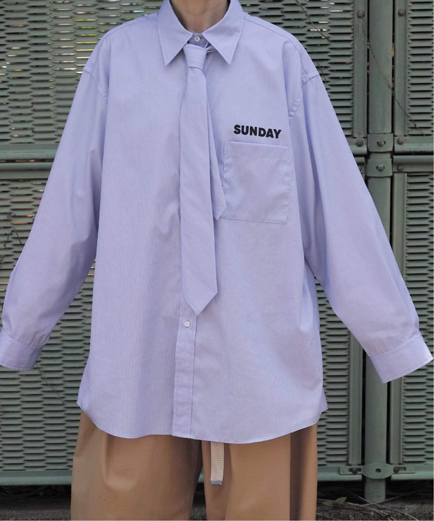 SUNDAY シャツ プラスネクタイ（シャツ／ブラウス）｜journal standard