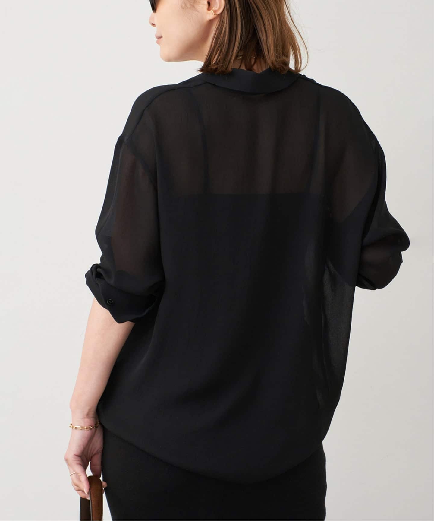 トリアセ シフォン シャツ（シャツ／ブラウス）｜Deuxieme Classe