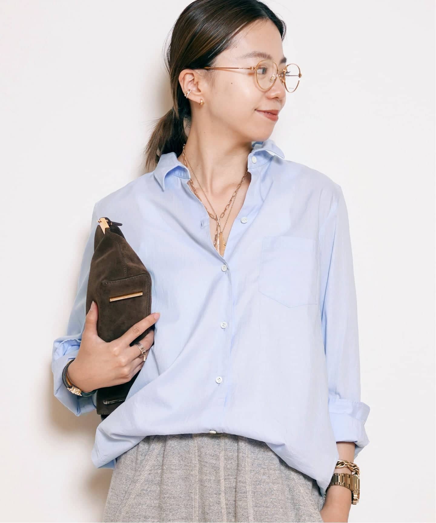 ワイヤーウォッシュシャツ（シャツ／ブラウス）｜MUSE de Deuxieme