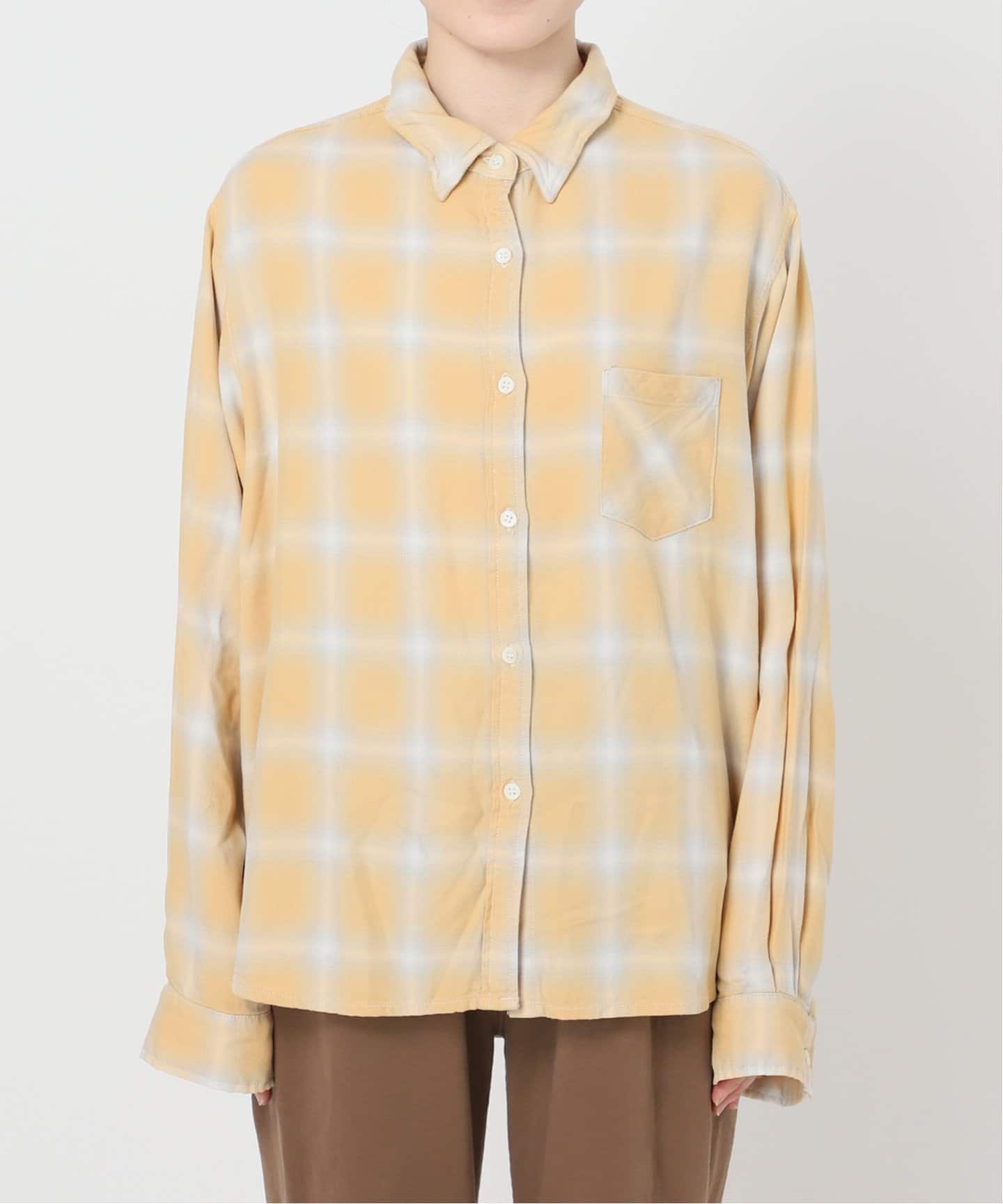 REMI RELIEF/レミレリーフ】 RAYON チェックシャツ《2》（シャツ