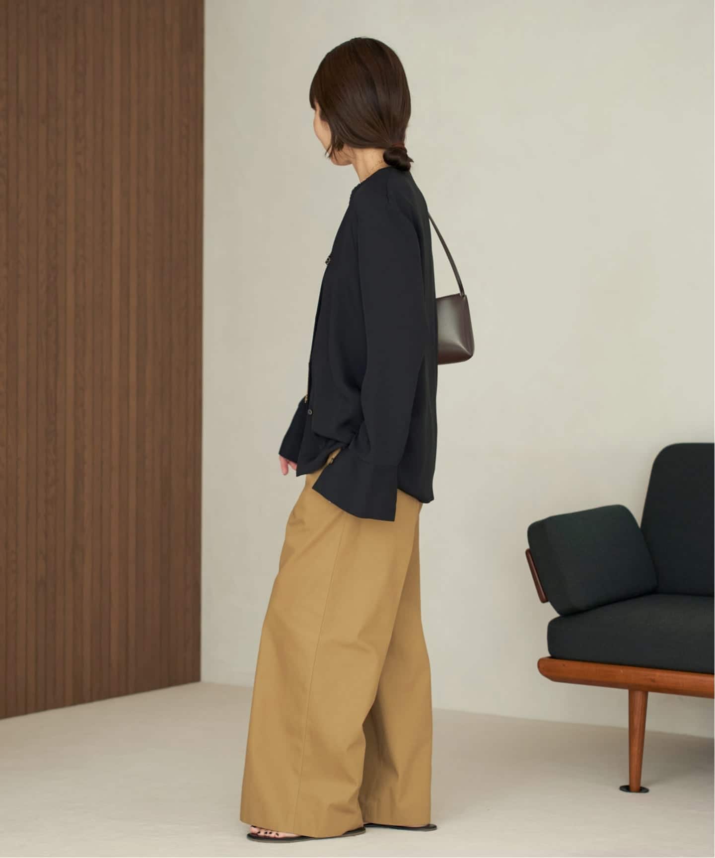 追加》R'IAM ノーカラーシャツ（シャツ／ブラウス）｜Plage