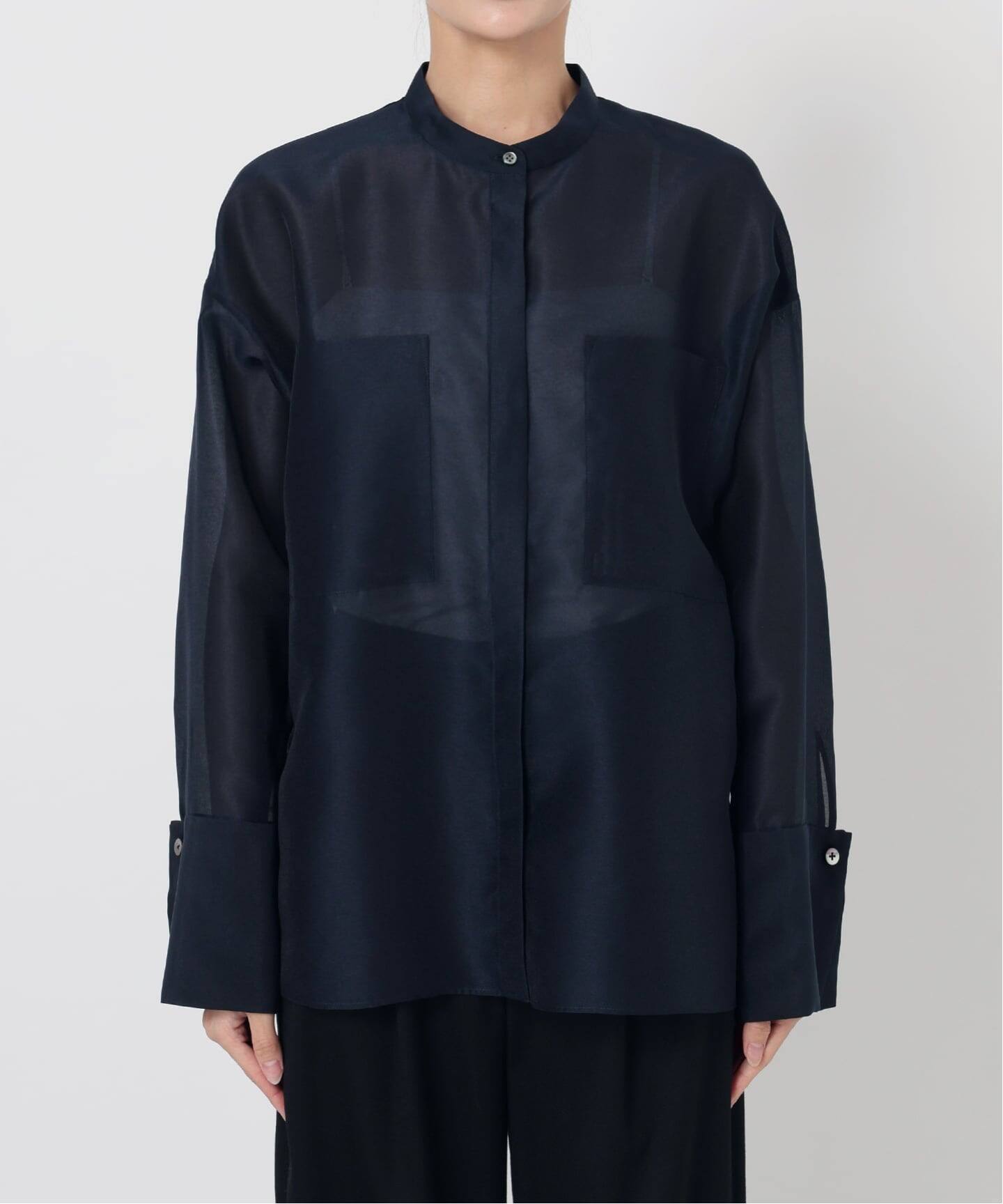 ブライトオーガンジーシャツ（シャツ／ブラウス）｜VERMEIL par iena