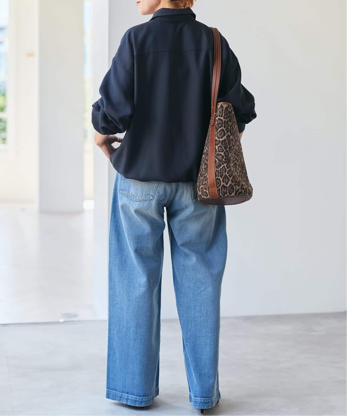 追加》ウールライクヘムギャザーシャツ（シャツ／ブラウス）｜Spick