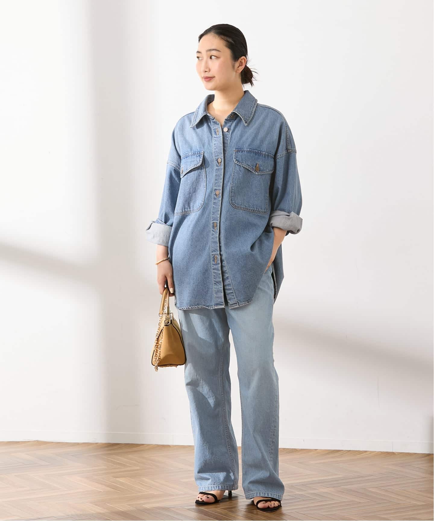 オーバーサイズデニムシャツ（シャツ／ブラウス）｜JOURNAL STANDARD L