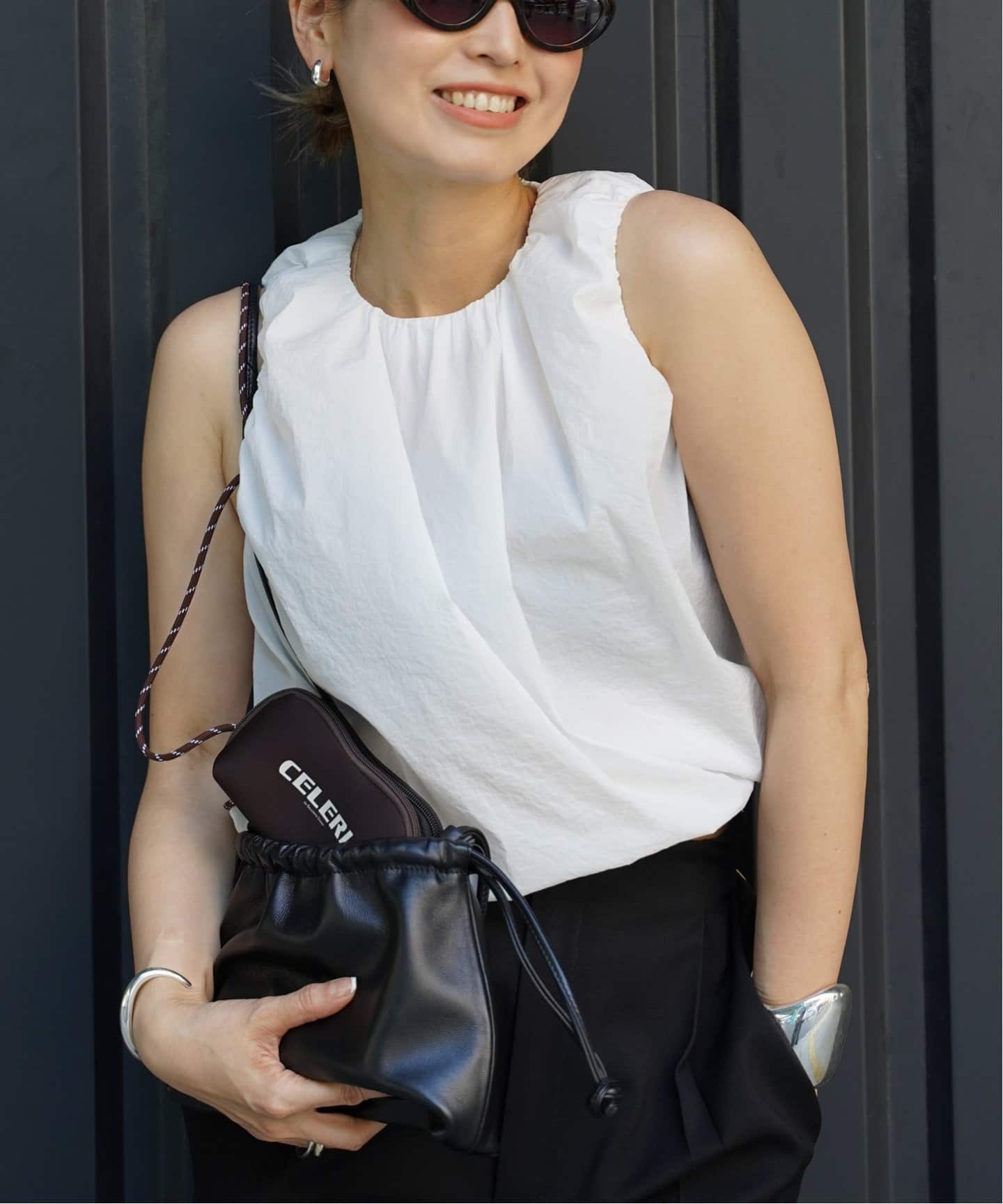 CELERI/セルリ】GATHER ショートトップス（シャツ／ブラウス