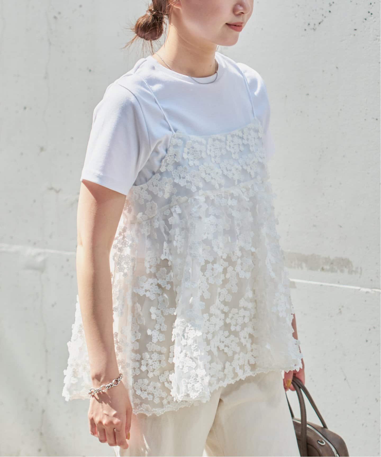 追加》フラワーエンブロイダリー キャミソール（キャミソール）｜IENA